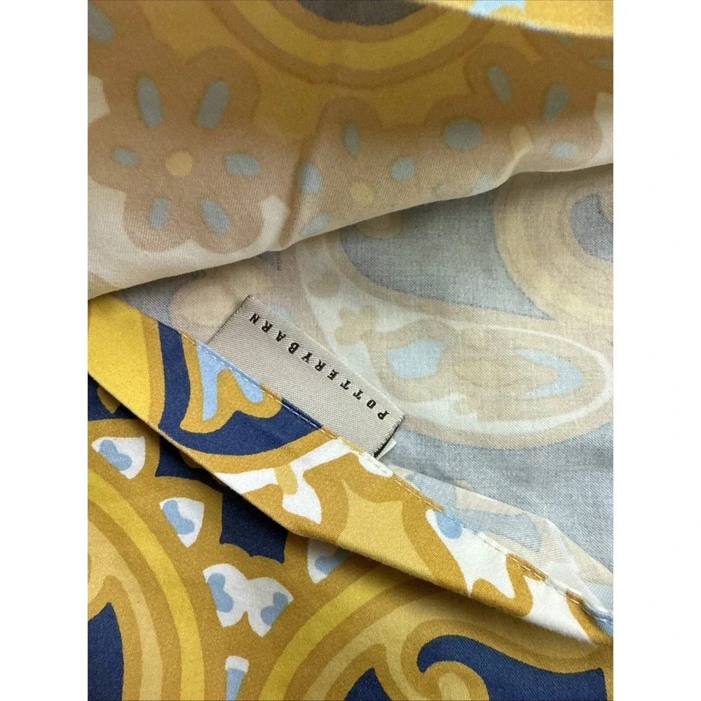 Pottery Barn Kendall Organic Cotton Set Of Two 2 Standard Shams 20